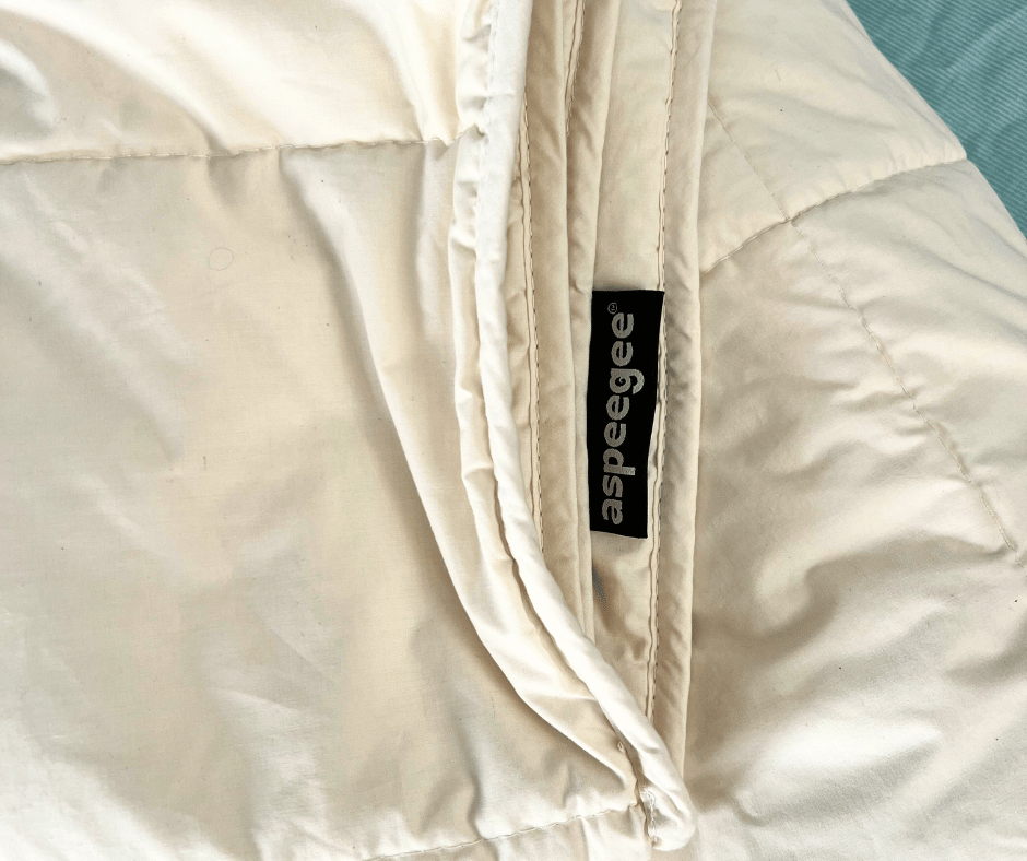 Teška dekica 140 × 200 cm – 100% eko pamuk | Natur